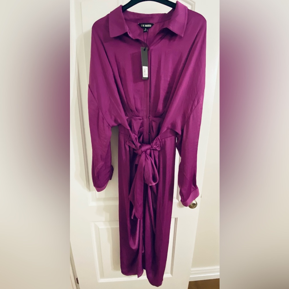 Steve Madden Purple Midi Dress